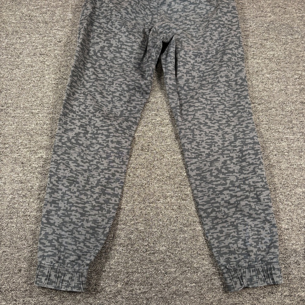 Under Armour Joggers Mens Small Gray Digital Camo ColdGear Fitted Sweatpants - Picture 3 of 9